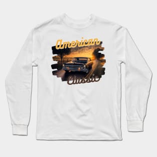 American Classic Car Inspired by the Chevy Nova Long Sleeve T-Shirt